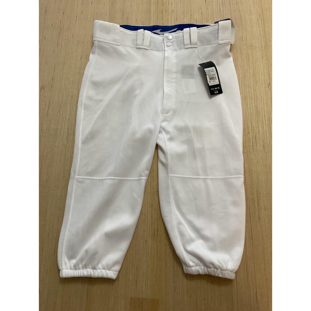 MIZUNO MVP SHORT PANT WHITE NEW Adult XL Baseball Sports New